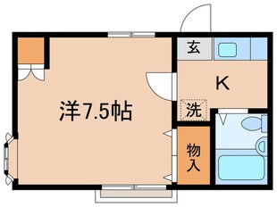 ﾓﾅﾑｰﾙ弦巻の物件間取画像